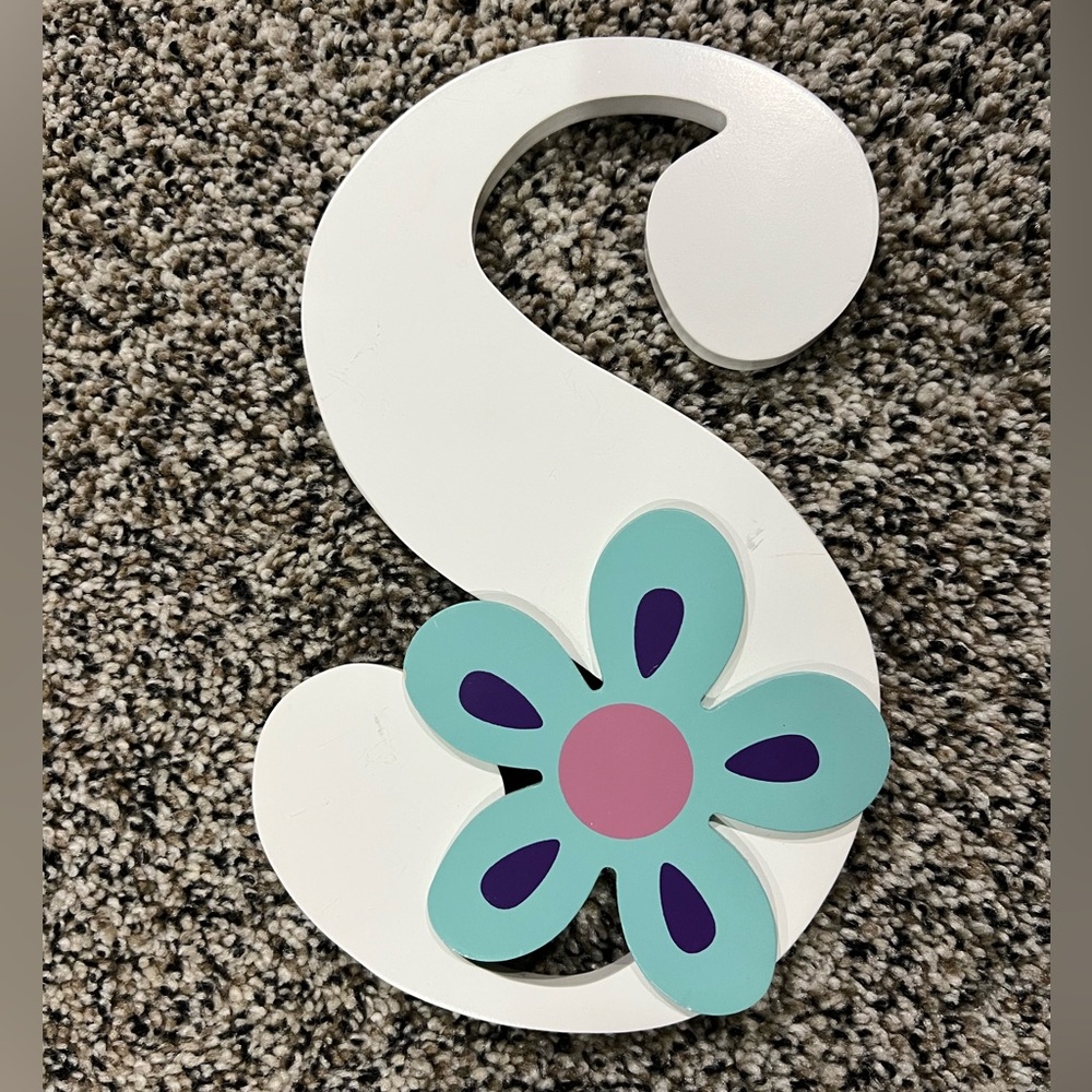 Pottery Barn Kids letter “s”